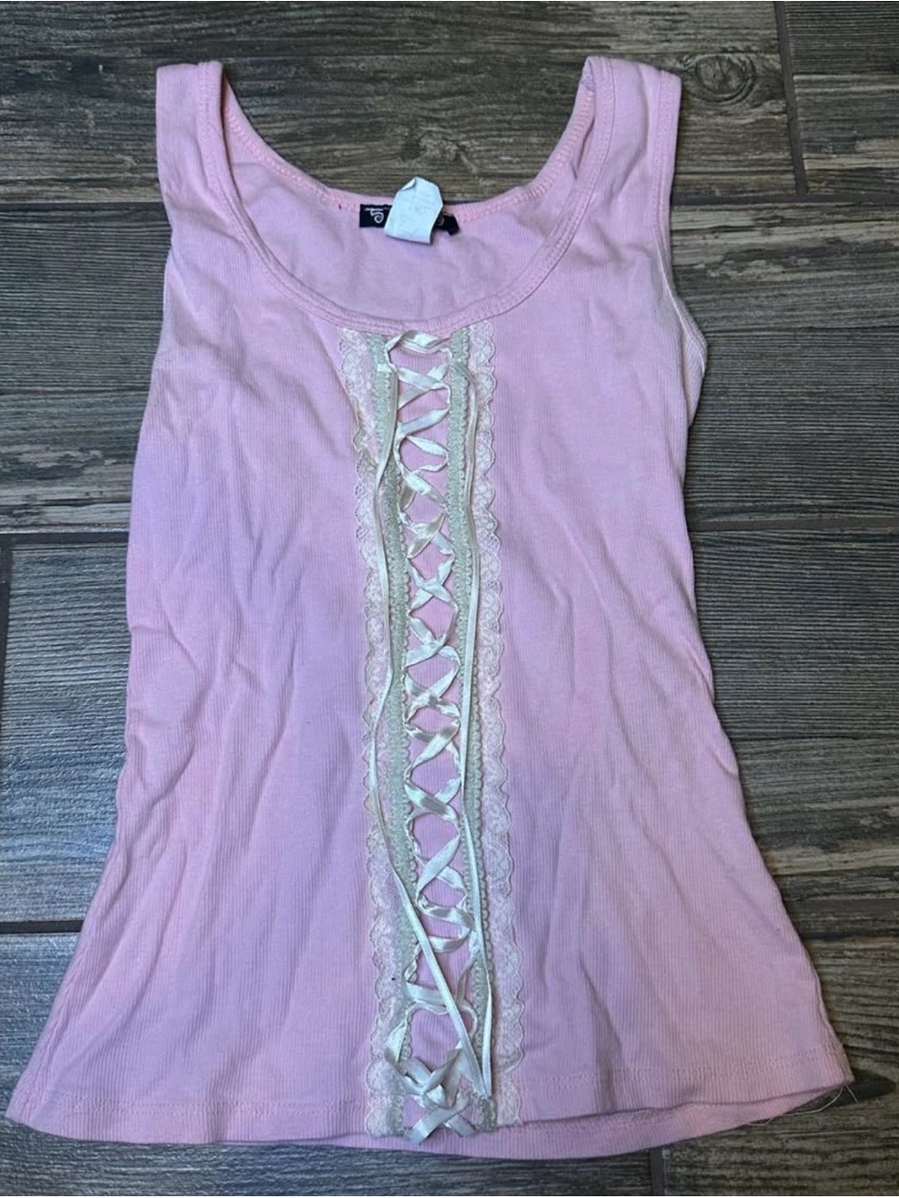 579 corset style tank top
